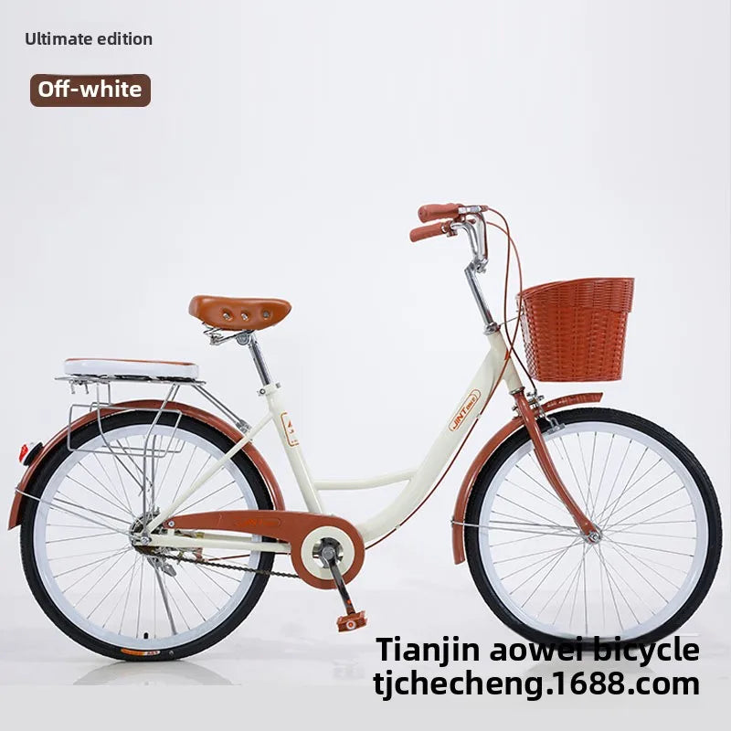 Factory Wholesale Clean Adult Urban Retro Princess Bicycles/high-quality 26-inch Ladies' Urban Bicycles