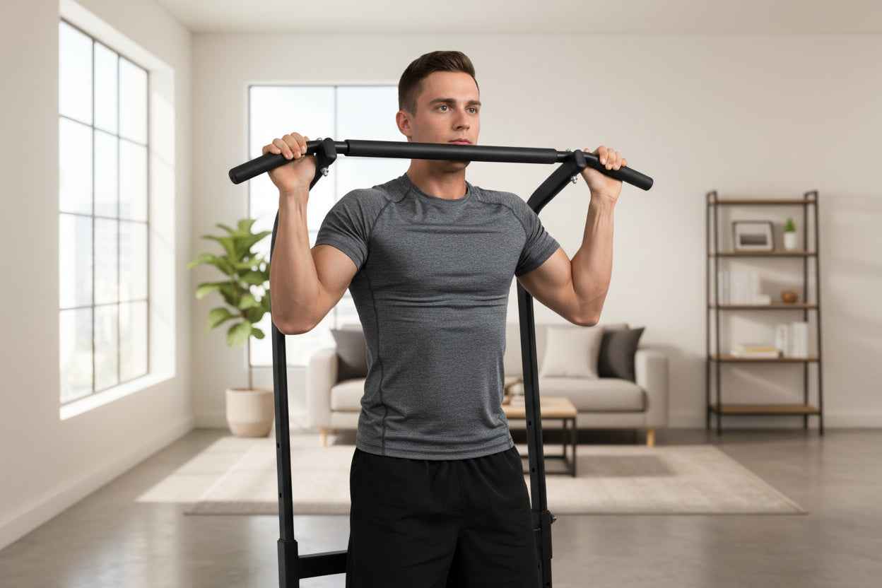 Power Tower Multifunzione 182-235 cm – Acciaio | Portata 160 kg | Allenamento Completo