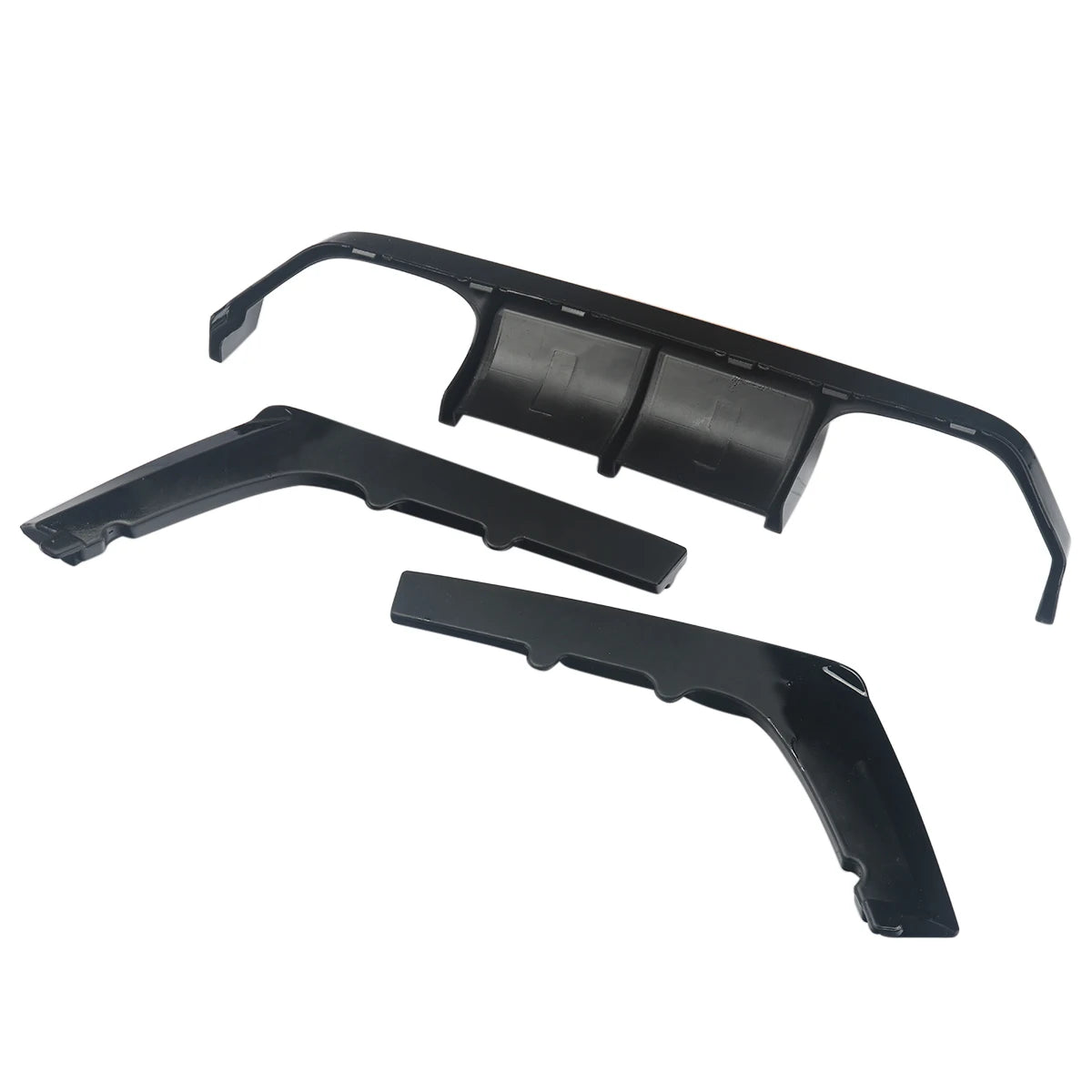 MagicKit PSM Style 3PCS Rear Diffuser Lip Glossy Black For BMW F80 M3 F82 M4 2015-2020