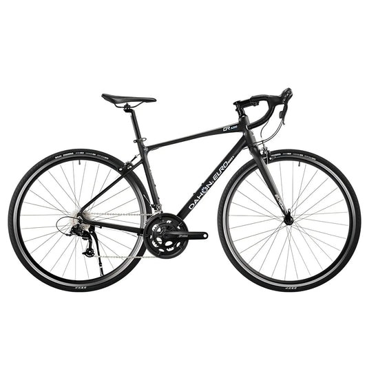 EUROBIKE DA300 700C City Bike 16-Speed Road Race Bicycle with Alloy Frame and Steel Fork Ordinary Pedal Non-rear Damper