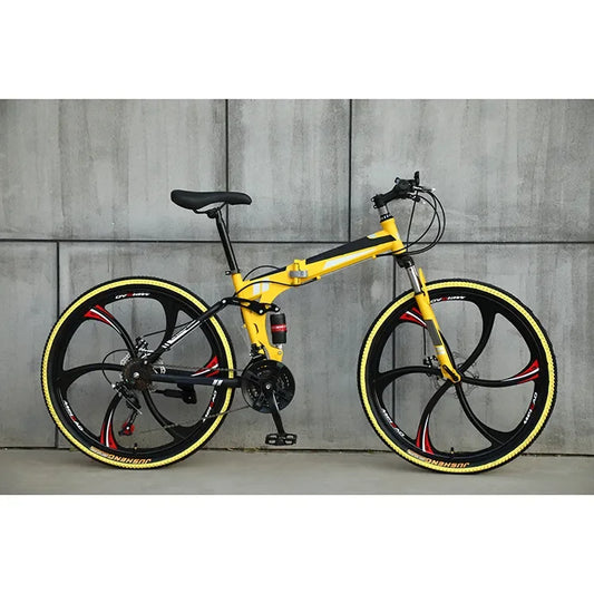 21 Speed Aluminum Alloy Full Shockproof Frame Disc Brake Racing Bike 26 Inch Adults Bicycle