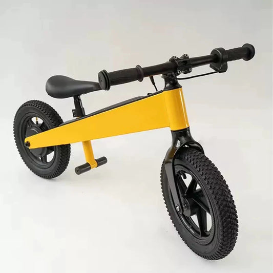 Adjustable 3 Speed Electric Balance Bicycle for Boys and Girls New Children's Pedal Bike with Steel Ordinary Pedal Type
