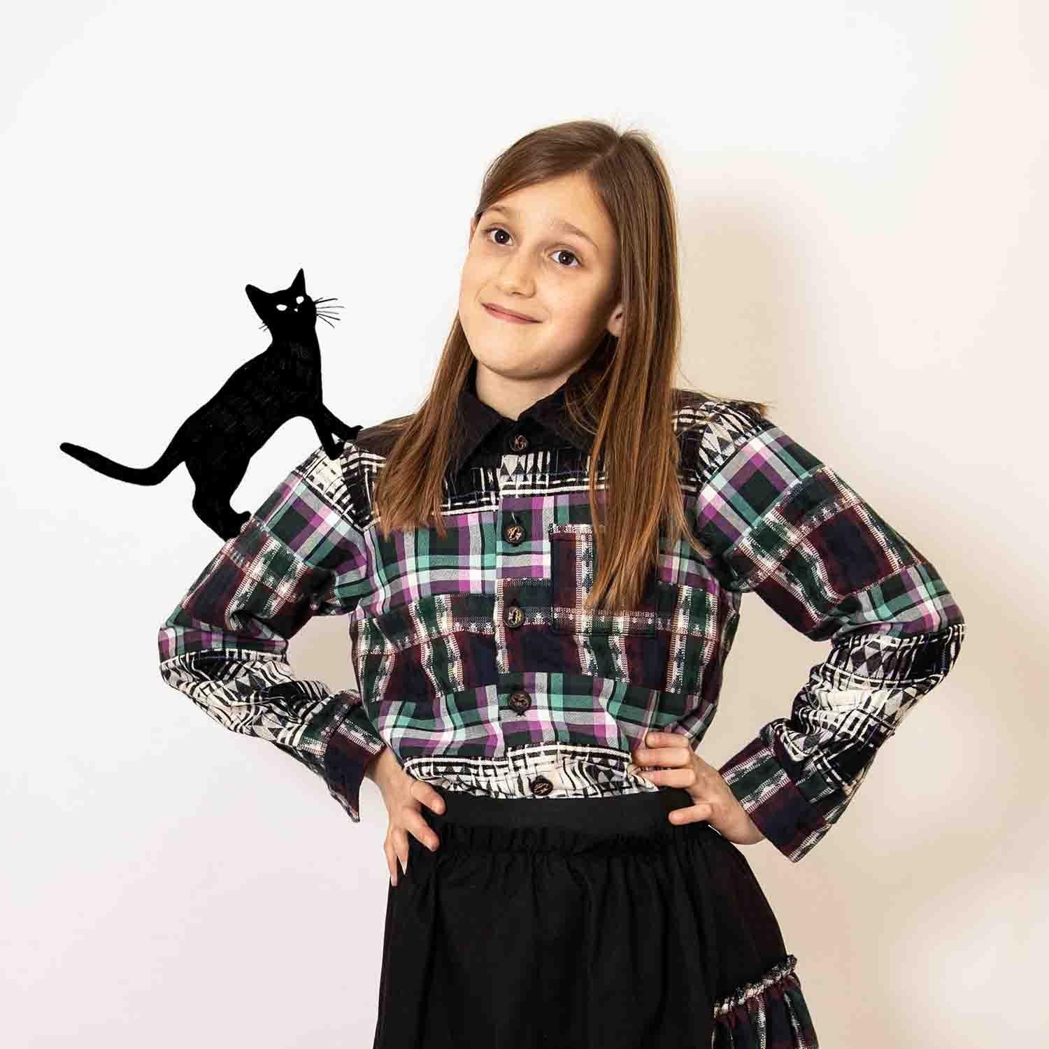 Mixed Tartan Plaid Shirt - Paglino shop Goods