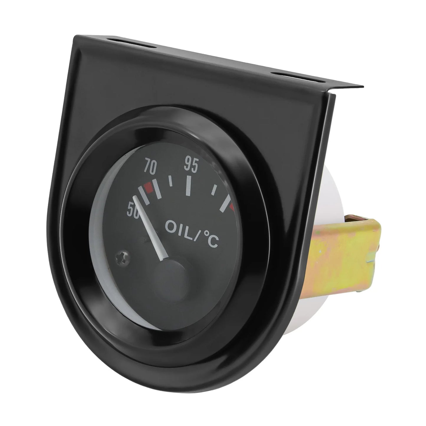 Auto Temperature Meter with Sensor 1/8 NPT 52mm LED Digital Oil /Water Temp Indicator PSI Oil Press Black Gauge Fit Gasoline Car