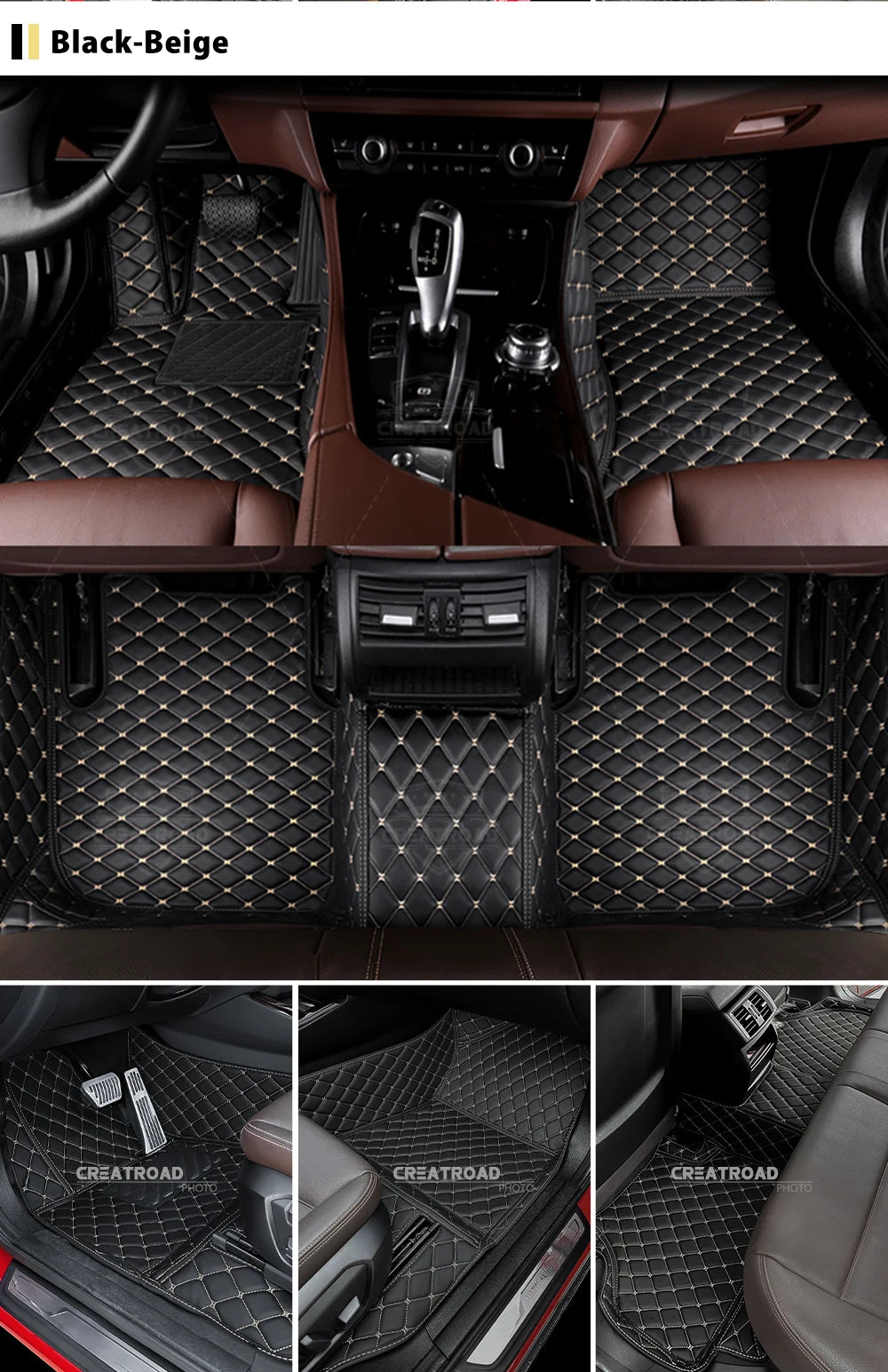 CREATROAD For GAC Trumpchi GS3 Emzoom 2023-2026 Car Floor Mat Custom Auto Foot Pads Automobile Carpet Cover Interior Accessories