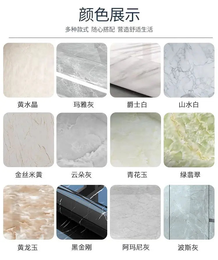 Carta da parati adesiva da parete Larghezza 80 cm Foglio impermeabile a prova di olio Adesivo per decorazioni in marmo Carta decorativa per ristrutturazione bagno cucina