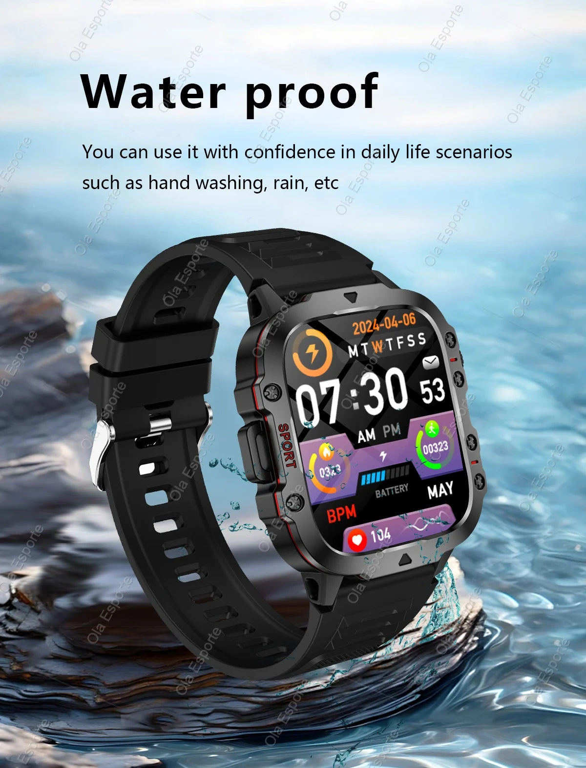 NEW Original Men Smart Watch Bluetooth Call Health Monitor Fitness IP67 Waterproof Sports Smartwatch for Women Android IOS 2025