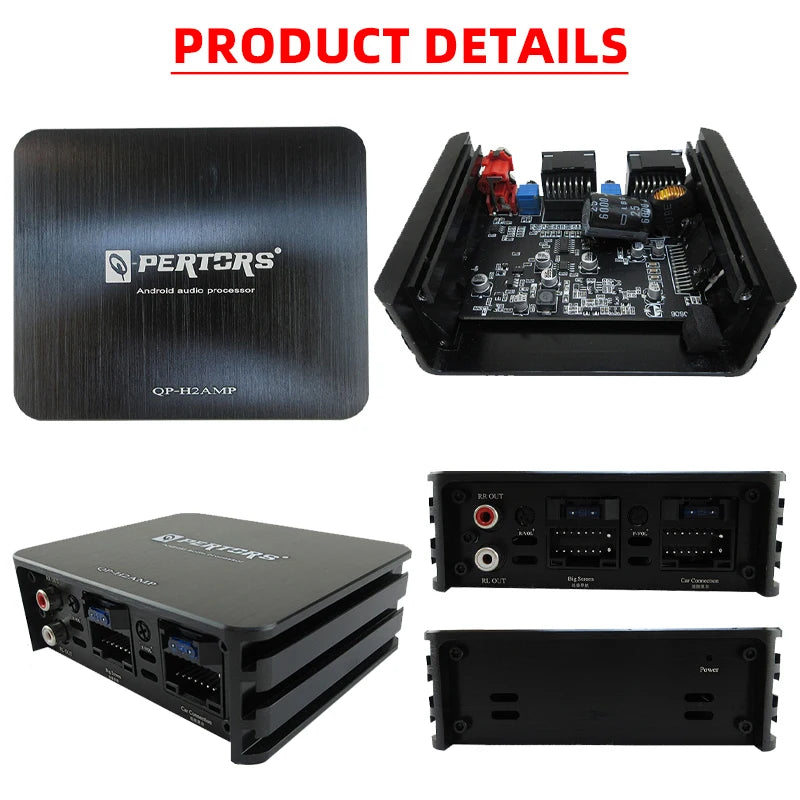 Android System Large Screen Special Amplifier Car Audio Lossless Upgrade 4-way DSP-intelligent Digital Audio Processor