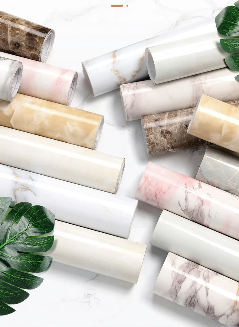Carta da parati adesiva da parete Larghezza 80 cm Foglio impermeabile a prova di olio Adesivo per decorazioni in marmo Carta decorativa per ristrutturazione bagno cucina