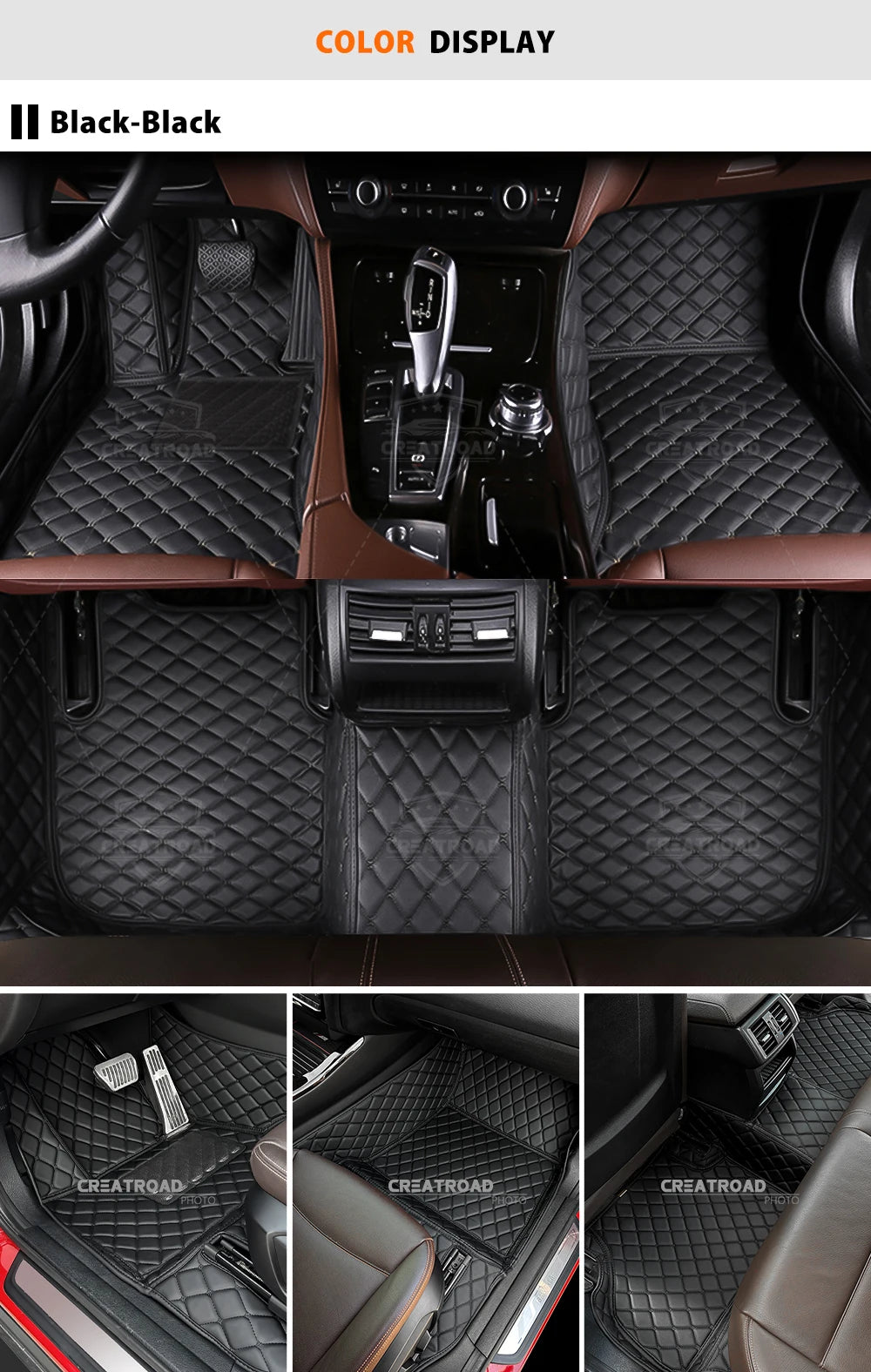 CREATROAD For GAC Trumpchi GS3 Emzoom 2023-2026 Car Floor Mat Custom Auto Foot Pads Automobile Carpet Cover Interior Accessories