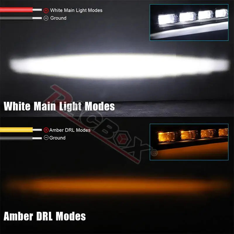 RACBOX 8 14 20 inch 6D Lens Single Row Led Light Bar for Jeep Lada Offroad ATV UTV UAZ Car Driving Work Light 12V 24V Fog Lamp