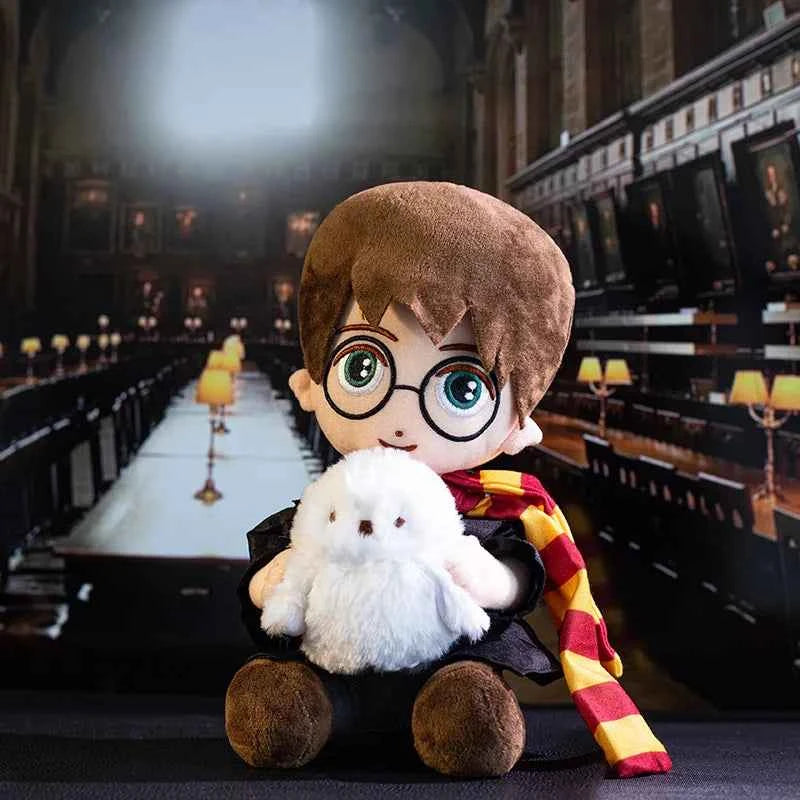 Simpatica bambola di peluche Harry Potter Peluche carino morbido film TV giocattoli di peluche regalo di Natale per bambini