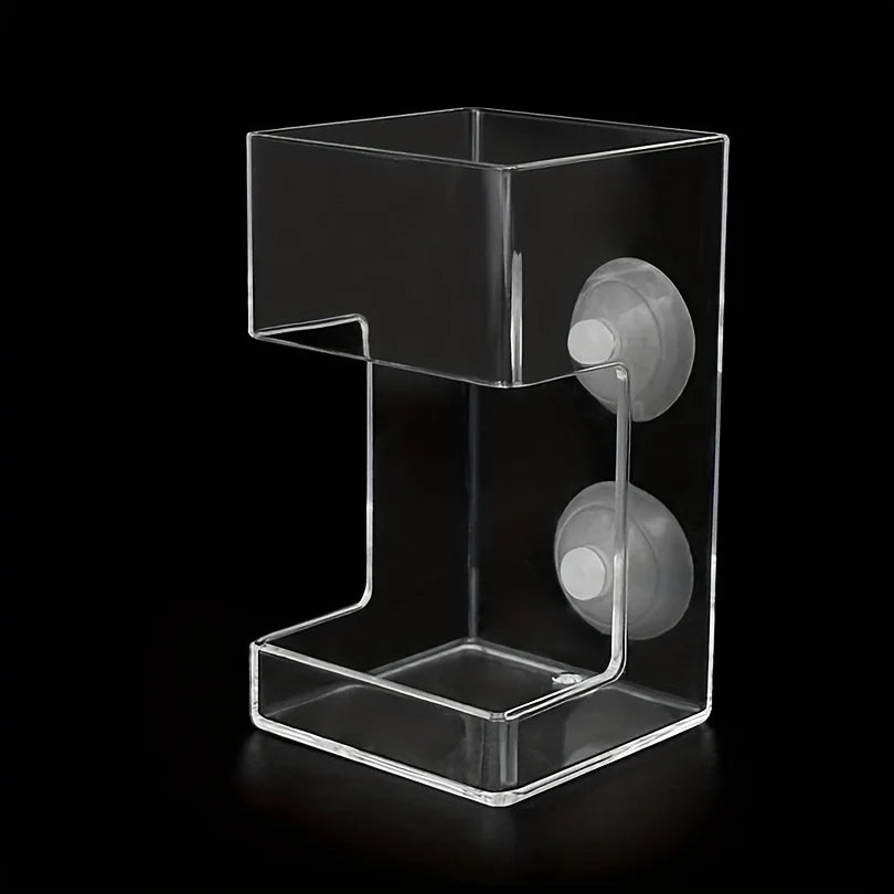 Anello Galleggiante per Alimentazione Pesci – Vassoio con Ventose per Acquario