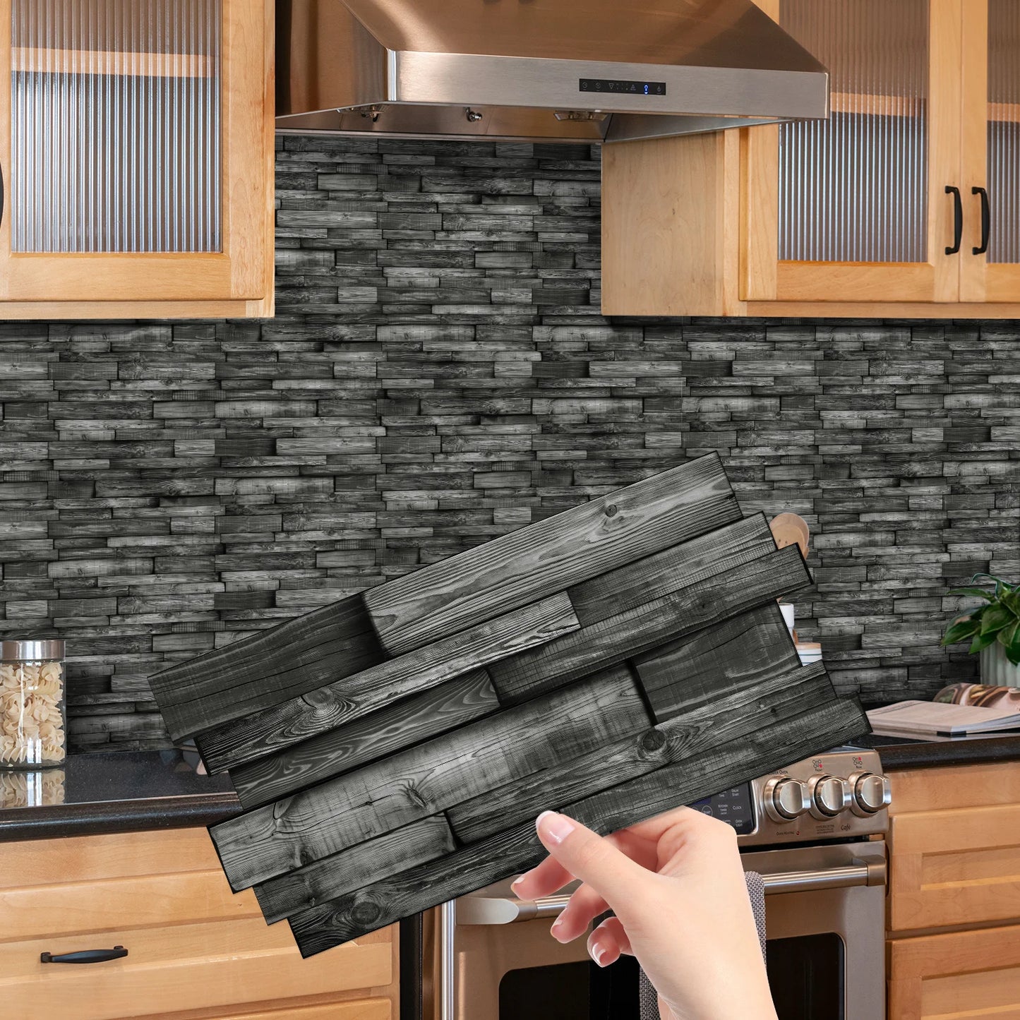 12/24/48 pezzi adesivo per piastrelle stacca e incolla adesivo autoadesivo sul backsplash per piastrelle per cucina, bagno, decorazione della camera da letto