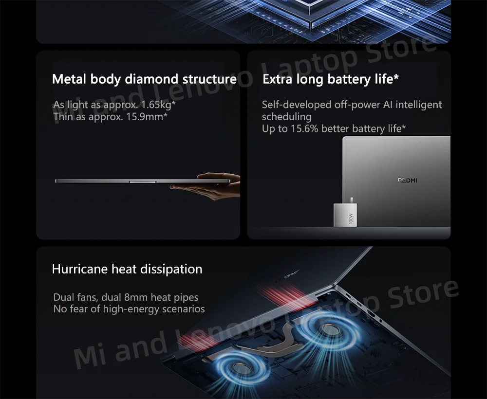 Xiaomi REDMI Book 16 2025 Core7-240H 32GB+1TB 16inch 2.5K 120Hz Screen