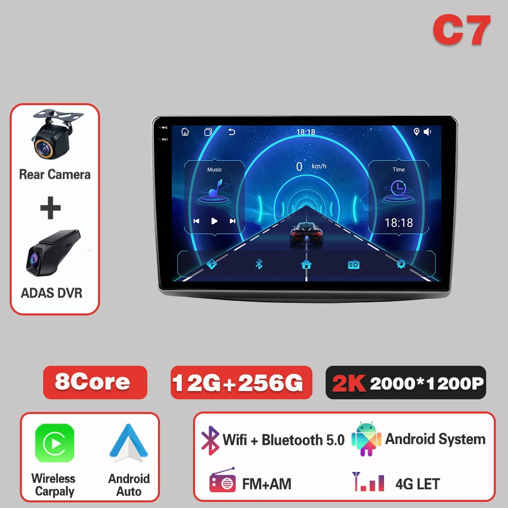 Android 15  For Alfa Romeo MiTo 955 2008-2016 Auto Car Radio Monitor  Carplay Multimedia Player  IPS LED 8 CORE 2 DIN 5G Wifi