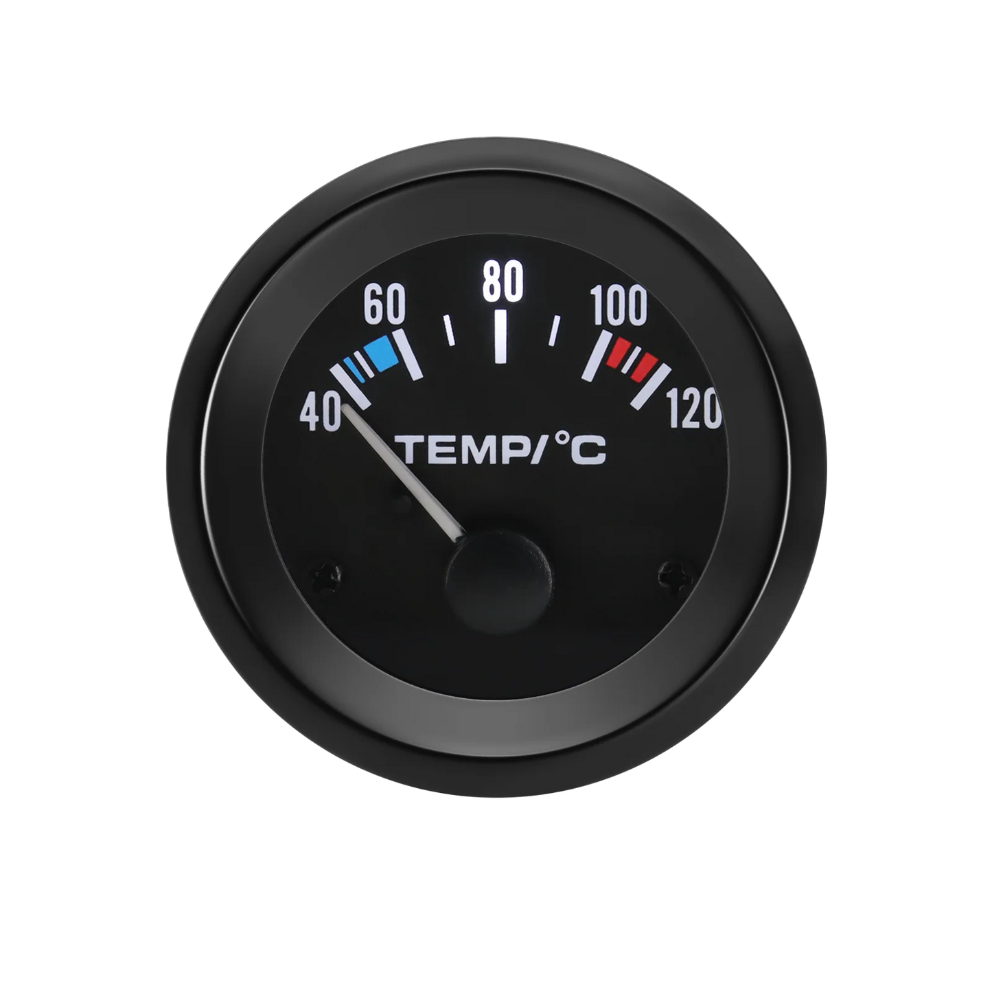 Auto Temperature Meter with Sensor 1/8 NPT 52mm LED Digital Oil /Water Temp Indicator PSI Oil Press Black Gauge Fit Gasoline Car