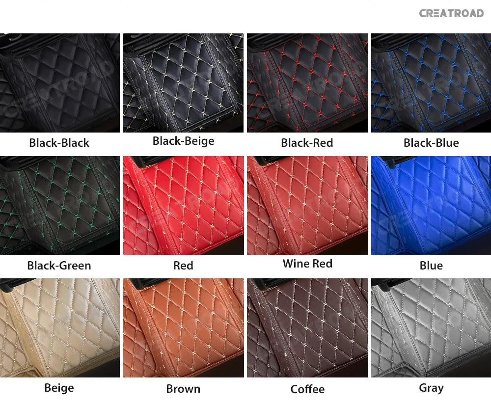 CREATROAD For GAC Trumpchi GS3 Emzoom 2023-2026 Car Floor Mat Custom Auto Foot Pads Automobile Carpet Cover Interior Accessories