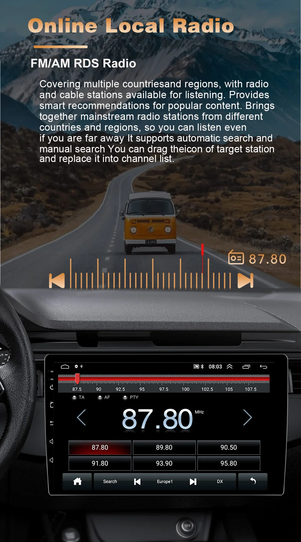 Android 15  For Alfa Romeo MiTo 955 2008-2016 Auto Car Radio Monitor  Carplay Multimedia Player  IPS LED 8 CORE 2 DIN 5G Wifi