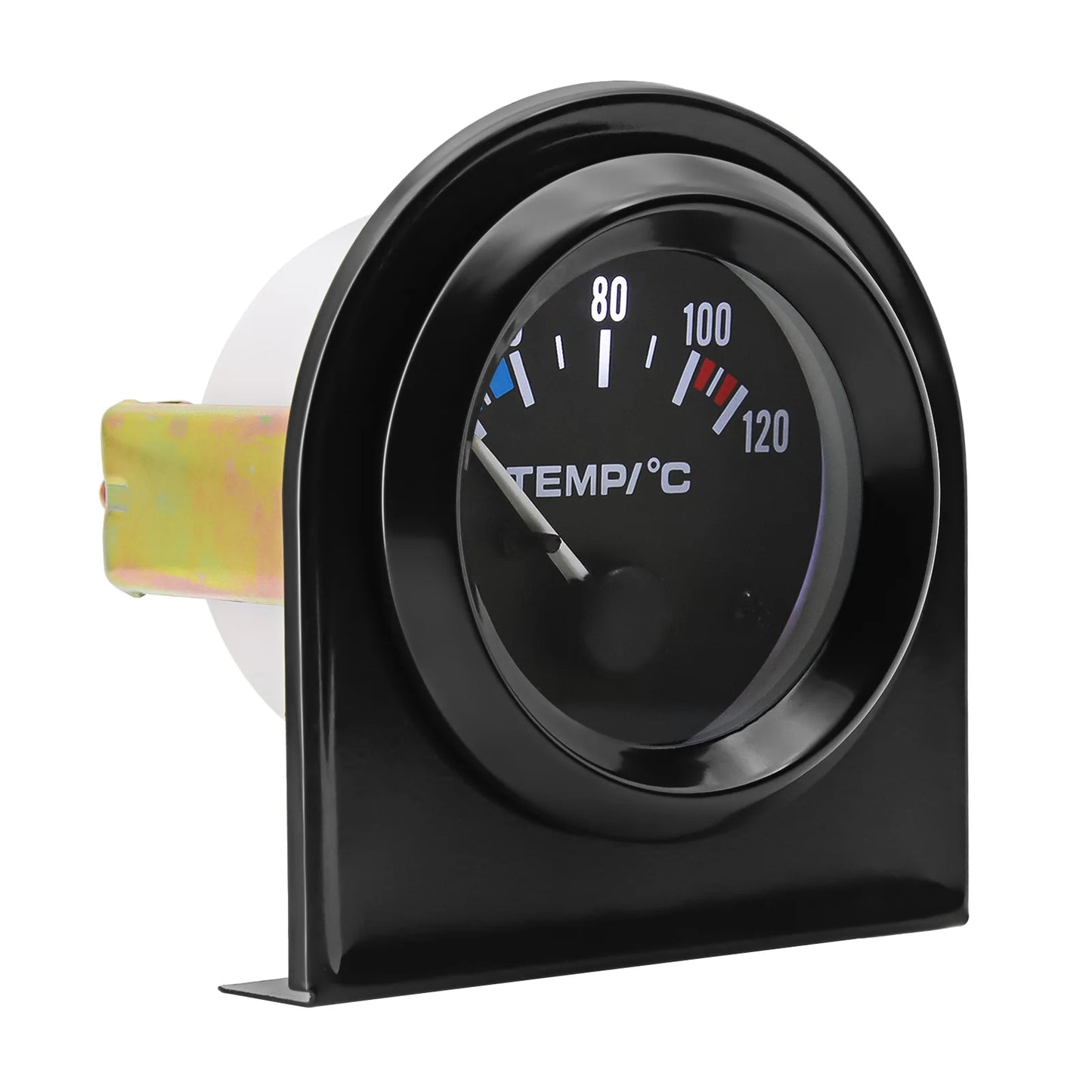 Auto Temperature Meter with Sensor 1/8 NPT 52mm LED Digital Oil /Water Temp Indicator PSI Oil Press Black Gauge Fit Gasoline Car