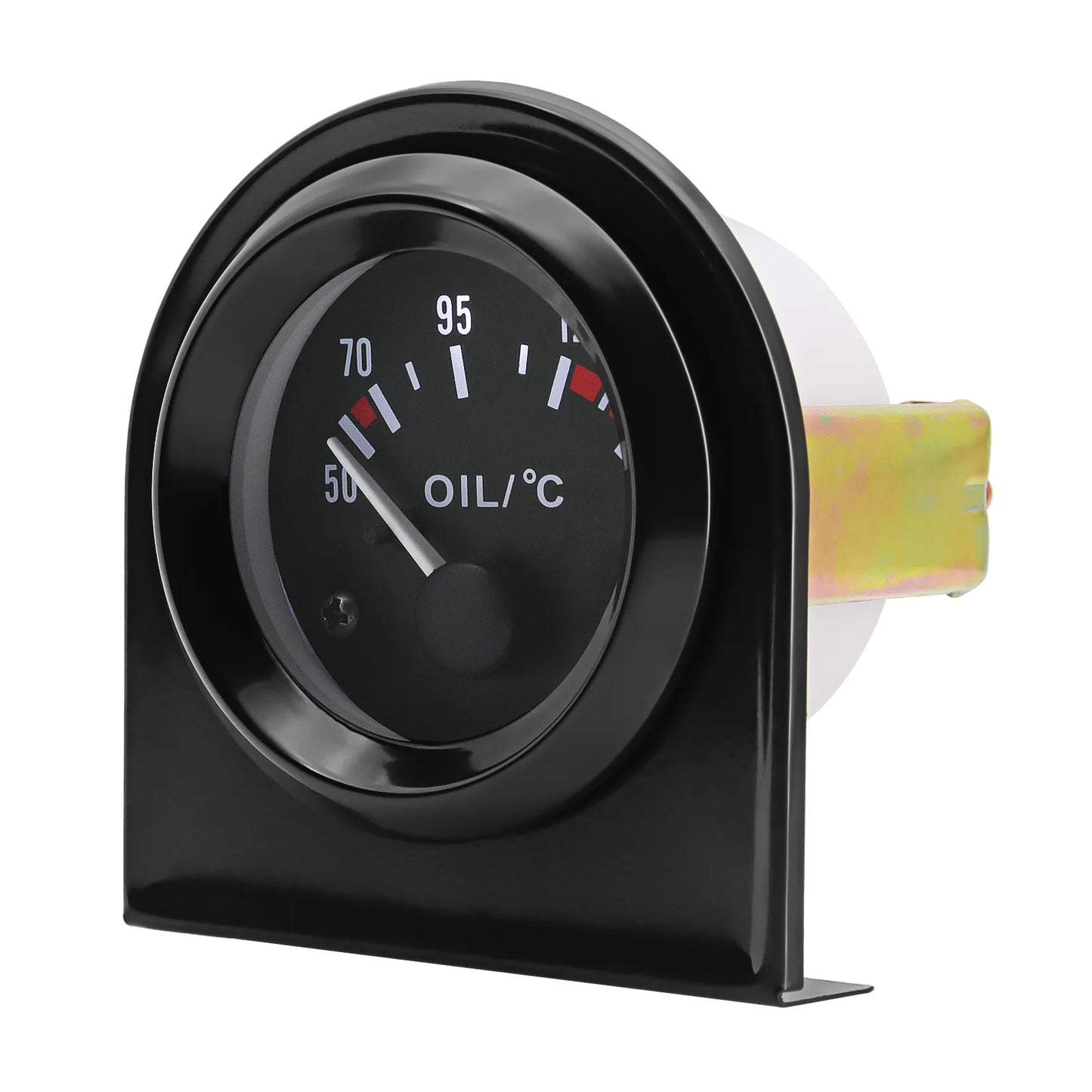 Auto Temperature Meter with Sensor 1/8 NPT 52mm LED Digital Oil /Water Temp Indicator PSI Oil Press Black Gauge Fit Gasoline Car