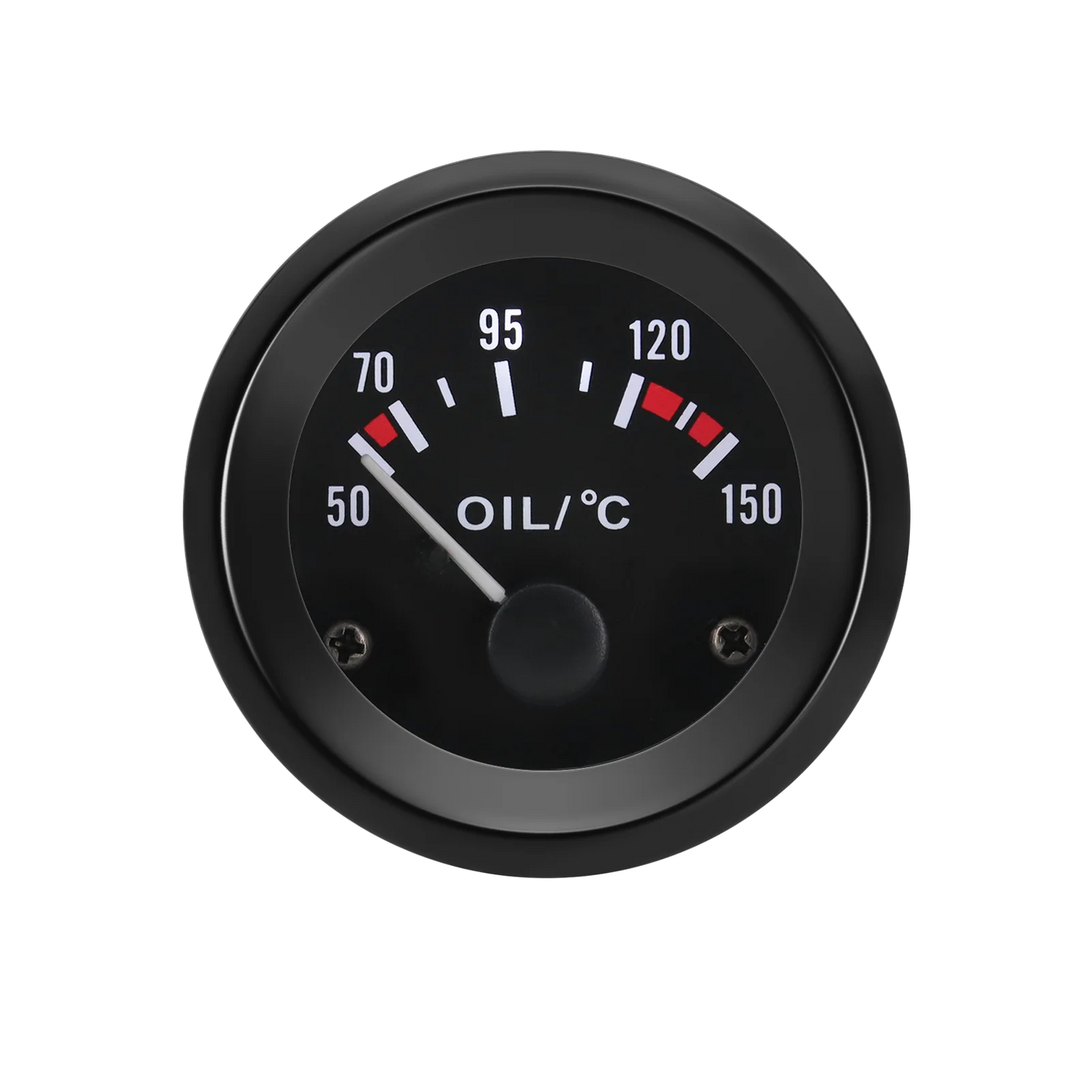 Auto Temperature Meter with Sensor 1/8 NPT 52mm LED Digital Oil /Water Temp Indicator PSI Oil Press Black Gauge Fit Gasoline Car