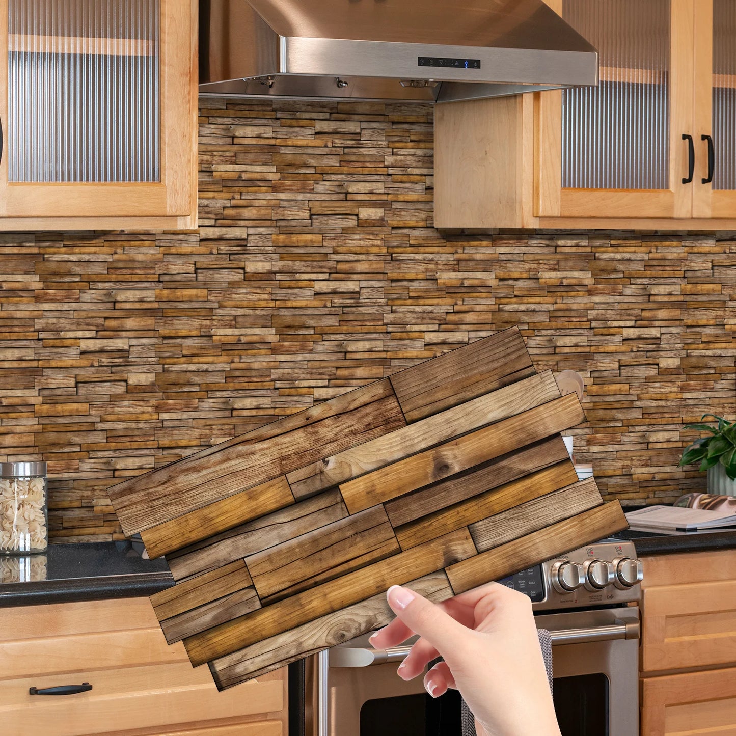 12/24/48 pezzi adesivo per piastrelle stacca e incolla adesivo autoadesivo sul backsplash per piastrelle per cucina, bagno, decorazione della camera da letto