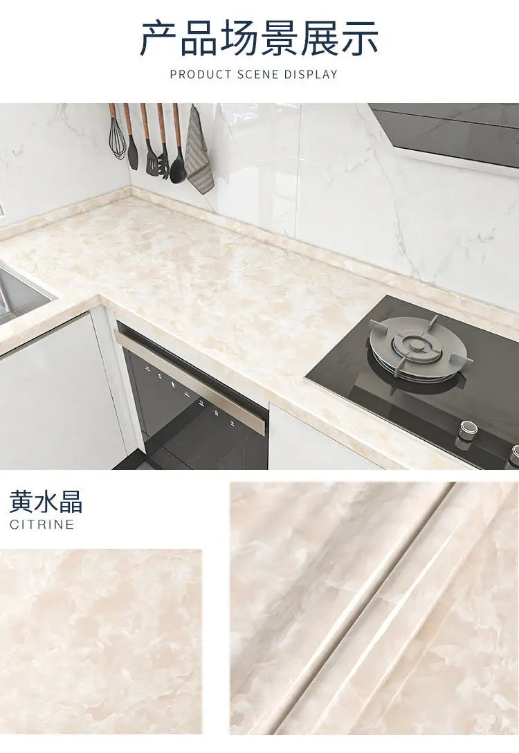 Carta da parati adesiva da parete Larghezza 80 cm Foglio impermeabile a prova di olio Adesivo per decorazioni in marmo Carta decorativa per ristrutturazione bagno cucina