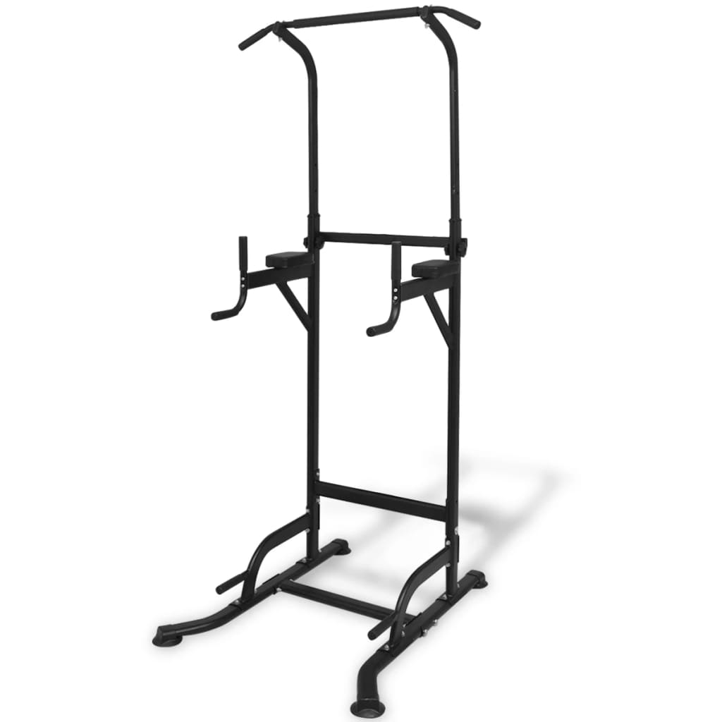 Power Tower Multifunzione 182-235 cm – Acciaio | Portata 160 kg | Allenamento Completo